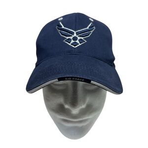 USA AIR FORCE ML CAPS Cotton Blue Embroidery Wings Adjustable Baseball Cap